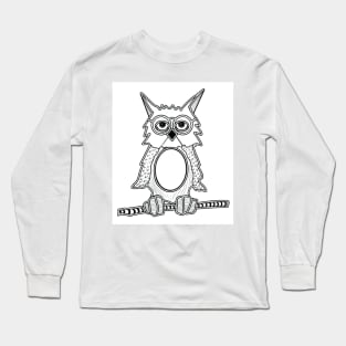 Little owl on a branch... Long Sleeve T-Shirt